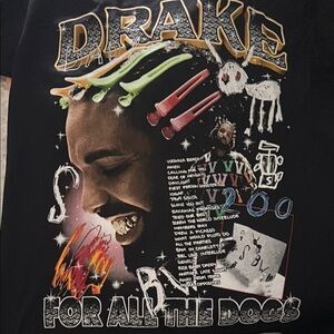 Drake Graphic Black T-Shirt